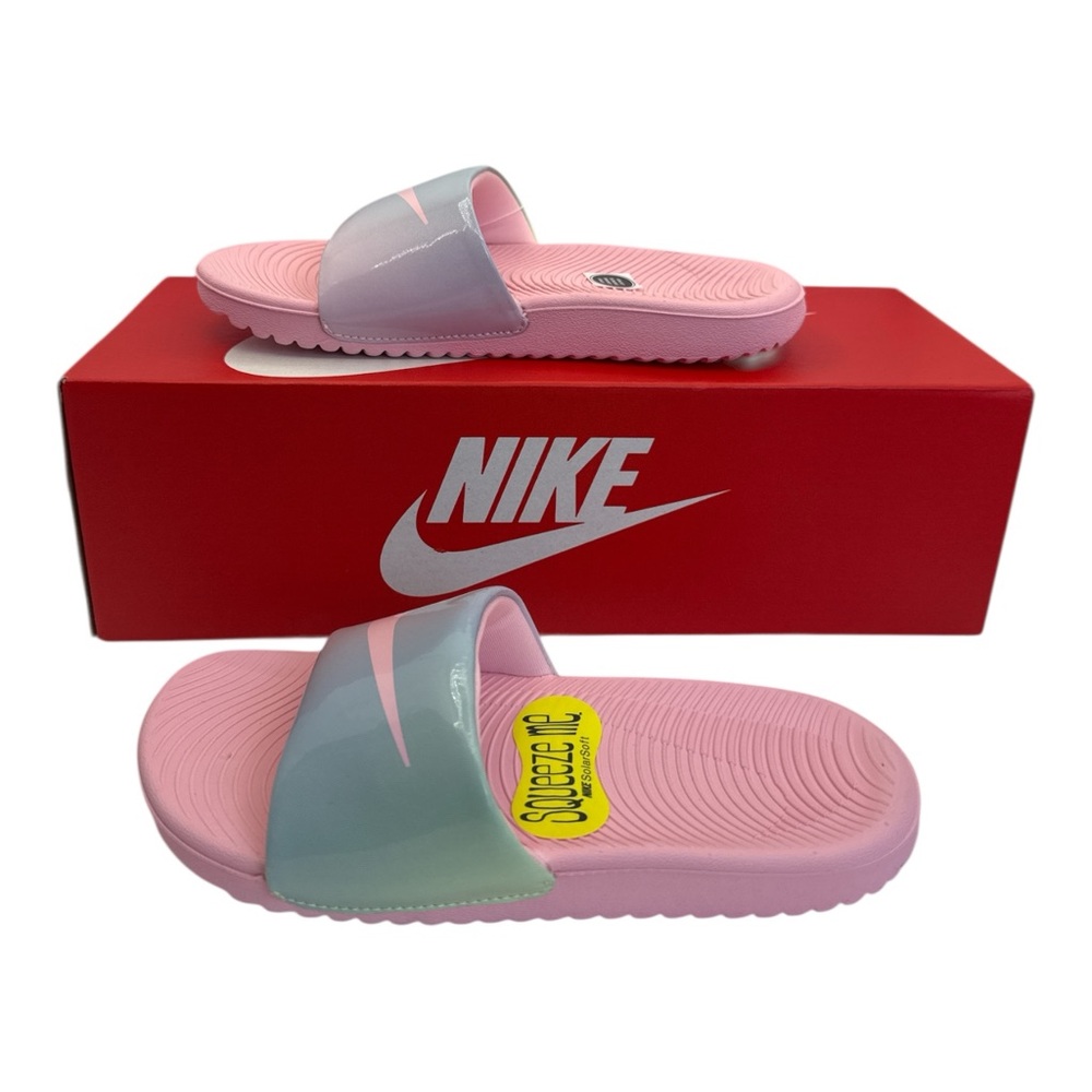 Nike Girls' Kid Kawa Move Sandal Sport Slides Athletic Lightweight Comfort Sz 13